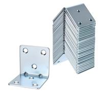 JIAYUET 30 PCS 40mm Right Angle Bracket, L Corner Braces Brackets Plates for Wood, Furniture, Framing, Cabinets