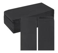 JIAYUET 300PCS Small Black Envelopes, 6.5''x3.5'' Mini Kraft Seed Envelopes, Self Seal Pocket Envelope for Coin Cash