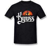 Jiayuhua Men's Kyuss Band Logo T-Shirt L Black