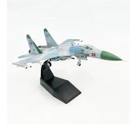JIAYUNEU 1:100 For Su 27 SU-27 Flanker Fighter Model Russia Air Force Static Simulation Replica Airplane Models Miniature Hobby Playset