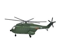 JIAYUNEU 1:100 For Z-19 Fighter Alloy Die-casting Scale Aircraft Model Armed Helicopter Planetoy Set(Z8 ArmyGreen)
