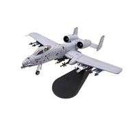 JIAYUNEU 1/100 Scale A-10 FOR Thunderbolt II Warthog Hog Attack Plane Fighter Diecast Metal Airplane Aircraft Model Planetoy Set(A-10A Model 2)