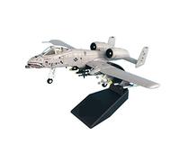 JIAYUNEU 1/100 Scale For A-10 Thunderbolt II Warthog Fighter Die Cast Metal Aircraft Military Model Planetoy Set(Fighter A-10)