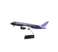 JIAYUNEU 1:130 For 47cm B787 Alloy Resin Airplane Model Display Collection Decoration With Lights Miniature Hobby Playset(Without Lights)