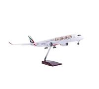 JIAYUNEU 1:142 For 47cm A350 Resin Diecast Airplanes Model With Landing Gear Collection Decoration Miniature Hobby Playset(Without lights)