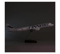 JIAYUNEU 1/142 For A350 Diecast Resin Airplane Model With Light And Wheel Collection Display Decoration Miniature Hobby Playset(With lights)