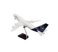 JIAYUNEU 1/150 For B747 Die-cast Resin Airplane Model With Landing Geal Collection Souvenir Display Miniature Hobby Playset(With light)