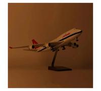 JIAYUNEU 1:150 For Diecast Resin Airplane Model B747 With Light Toy Collection Miniature Decoration Miniature Hobby Playset(With lights)