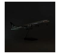 JIAYUNEU 1/150 For Diecast Resin Airplane Model B777 Toy Collection Souvenir Display Decoration Miniature Hobby Playset(Lighted)