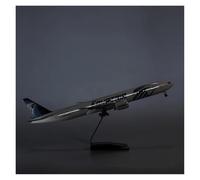 JIAYUNEU 1:157 For 47cm B777 Diecast Resin Airplane Model Enthusiasts Collection Souvenirs Display Miniature Hobby Playset(With lights)