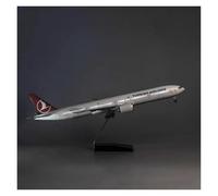 JIAYUNEU 1:157 For B777 Diecast Resin Airplane Model Aviation Enthusiasts Collection Desktop Decor Miniature Hobby Playset(Lighted)