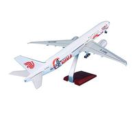 JIAYUNEU 1:158 47cm With Wheels Airplane Aircrafts Boeing B777-300 For Air China Love Plane Model Planetoy Set