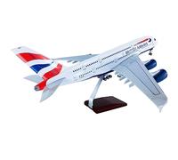 JIAYUNEU 1 160 46cm With Wheels Airplane Aircrafts Airbus A380 For British Airways Alloy Die Cast Plane Model Planetoy Set