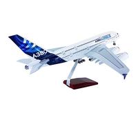 JIAYUNEU 1 160 46cm With Wheels Airplane Metal Die Casting Aircrafts Airbus A380 For To Assemble Plane Model Planetoy Set
