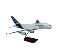 JIAYUNEU 1 160 Fit For Airbus A380 Prototype Airlines Plane Alloy Die-cast Model Aircraft With Landing Gear Light Miniature Hobby Playset(With light)