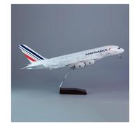 JIAYUNEU 1/160 For 50.5CM A380 Model W Light And Wheel Diecast Resin Plane Collection Souvenirs Miniature Hobby Playset(With light)