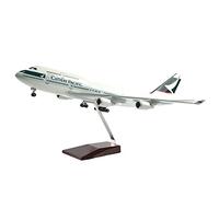 JIAYUNEU 1 160 For A350 Cathay Pacific Airbus Airplane Model Scale Die-Cast Aircraft Resin Lamp With Light Planetoy Set
