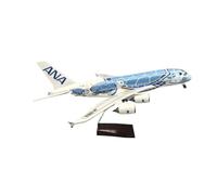 JIAYUNEU 1:160 For A380 Die-cast Diecast Airplane Model Desktop Creative Decorations Collection Miniature Hobby Playset(Without lights)
