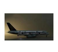 JIAYUNEU 1/160 For A380 Diecast Resin Plane Model Light Wheel Aviation Enthusiasts Collectors Toy Miniature Hobby Playset(With lights)