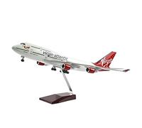 JIAYUNEU 1 160 For British Airways Boeing A380 B747 Plane Model Airbus Scale Resin With Lights Planetoy Set(C)