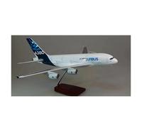 JIAYUNEU 1/160 For Die-Cast Resin Airplane Model 50.5CM A380 Enthusiasts Collection Or Presents Miniature Hobby Playset(With light)