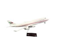 JIAYUNEU 1/160 For Diecast Resin Airplane Model B747 With Light Office Home Desk Decor Souvenirs Miniature Hobby Playset(Without lights)