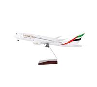 JIAYUNEU 1/160 For Diecast Resin Airplane Model B787 With Light Toy Decoration Collection Display Miniature Hobby Playset(With lights)