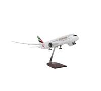JIAYUNEU 1/160 For Diecast Resin Airplane Model B787 With Light Toy Decoration Collection Display Miniature Hobby Playset(Without lights)