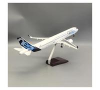 JIAYUNEU 1:160 For Diecast Resin Model Airplane A321neo With Light And Wheel Collection Display Toy Miniature Hobby Playset(Lighted)