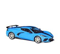 JIAYUNEU 1 18 For Chevrolet Corvette Stingray Coupe 2020 Die-cast Precision Model Car Collection Bedroom Decoration(D)