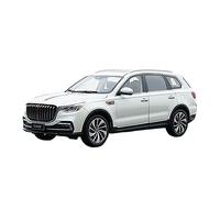JIAYUNEU 1 18 For Hongqi HS7 SUV Die-casting Metal Alloy Static Simulation Model Car Adult Display Photo Props Bedroom Decoration(White)