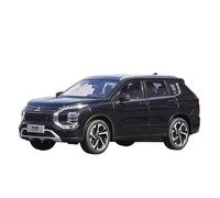 JIAYUNEU 1 18 For Mitsubishi Outlander 2023 Vehicle Diecast Scale Alloy Car Model Static Display Adult Collection Bedroom Decoration(Black)