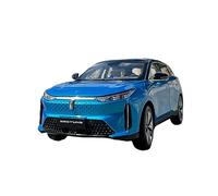 JIAYUNEU 1 18 For Pentium E01 New Energy Alloy Simulation Car Model Collection Gift Ornament Adult White Bedroom Decoration(Blue)