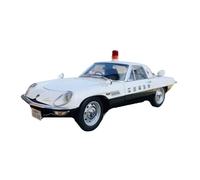 JIAYUNEU 1:18 For Police Car Alloy Die-cast Scene Decoration Model Home Static Desktop Ornaments Bedroom Decoration