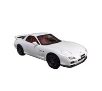 JIAYUNEU 1:18 Scale Alloy Rx7 Spirit R Can Be Fully Opened Static Car Model Collection Ornaments Bedroom Decoration(White)