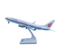 JIAYUNEU 1 200 30CM For Airplane B737 Air China Airline Model W Light&Wheel Diecast Assembly Plane Planetoy Set