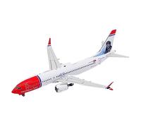 JIAYUNEU 1 200 For B737-8MAX Static Die Cast Alloy Scale Passenger Simulation Aircraft Model Collection Souvenir Miniature Hobby Playset