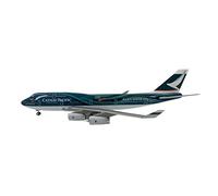 JIAYUNEU 1 200 Model For Cathay Pacific 747-400 Airline Aircraft Diecast Toy Static Simulation Miniature Hobby Playset(Type A)