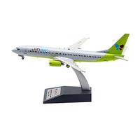 JIAYUNEU 1 200 Simulation Korean Jin Air Airliner For HL7559 B737-800 Alloy Airplane Model Replica Miniature Hobby Playset