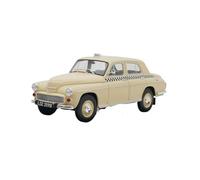 JIAYUNEU 1:24 For WARSZAWA 223 1964 Taxi Die-Cast Metal Car Model Home/Office Decorative Ornament Bedroom Decoration