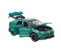 JIAYUNEU 1:32 For Lamborghini URUS Sports Car Simulation Diecast Metal Alloy Model Sound Light Pull Back Toy Collection Hobby Collection Kit(green)