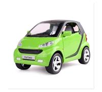 JIAYUNEU 1:32 For Smart Car Model Return Pull Back Force Alloy Door Pink Hobby Collection Kit(green)