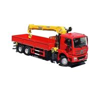 JIAYUNEU 1:35 For Integrated Alloy Truck-mounted Crane Cargo Transport Vehicle Model Adult Ornaments Bedroom Decoration