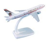 JIAYUNEU 1 400 16cm Airplane Model ABS And Alloy Aircrafts Boeing B777-200 For Etihad Replica Plane Miniature Hobby Playset