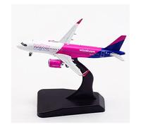 JIAYUNEU 1 400 Fit For A320 NEO HA-LJA WIZZ Air Airlines Die Cast Airplane 320 Model Series Toy Miniature Hobby Playset