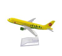 JIAYUNEU 1/400 For A320 16cm Die-cast Metal Plane Model Desktop Decoration Adult Static Collection Miniature Hobby Playset