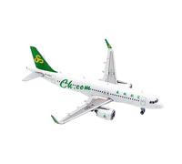 JIAYUNEU 1 400 For A320NEO Passenger Simulation Metal Die Cast Alloy Aircraft Model Desktop Decoration Gift Miniature Hobby Playset