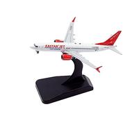JIAYUNEU 1：400 For B737 Max8 Metal Alloy Diecast Scale Airplane Model Collection Souvenir Ornaments Display Gift Miniature Hobby Playset