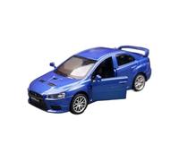 JIAYUNEU 1:41 For Lancer Evolution X10 Diecasts Metal Car Model Static Display Collectible Souvenirs Bedroom Decoration(Blue)