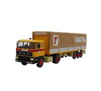 JIAYUNEU 1:43 for 2800 1973 Container Truck Tractor-Trailer Alloy Car Model Desktop Decoration Display Bedroom Decoration